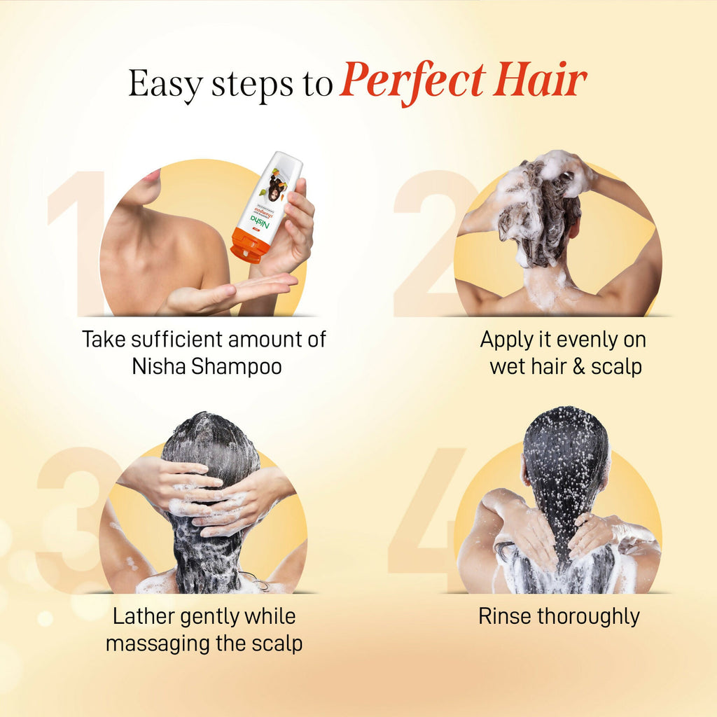 Nisha Almond And Olive Shampoo For Women & Men - Distacart