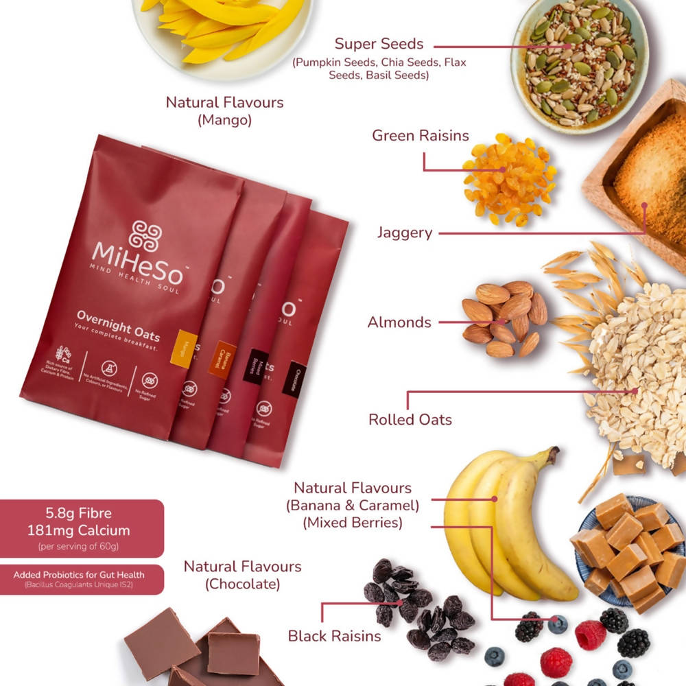 Open Secret MiHeSo Overnight Oats (Assorted) - Distacart