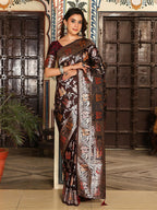 Shree Shyam Fashion Red Silk Saree - Distacart