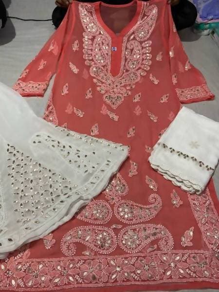 Arfa Fashion House New Collection Of Chikankari Gota Patti Lovers - Distacart