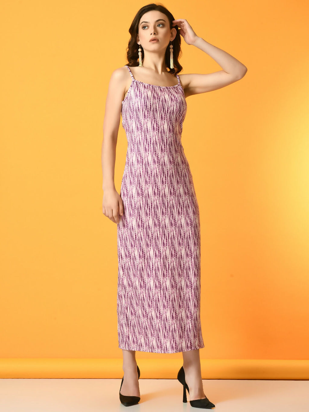 Myshka Women's Multi Printed Party Dress - Distacart
