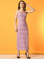 Myshka Women's Multi Printed Party Dress - Distacart