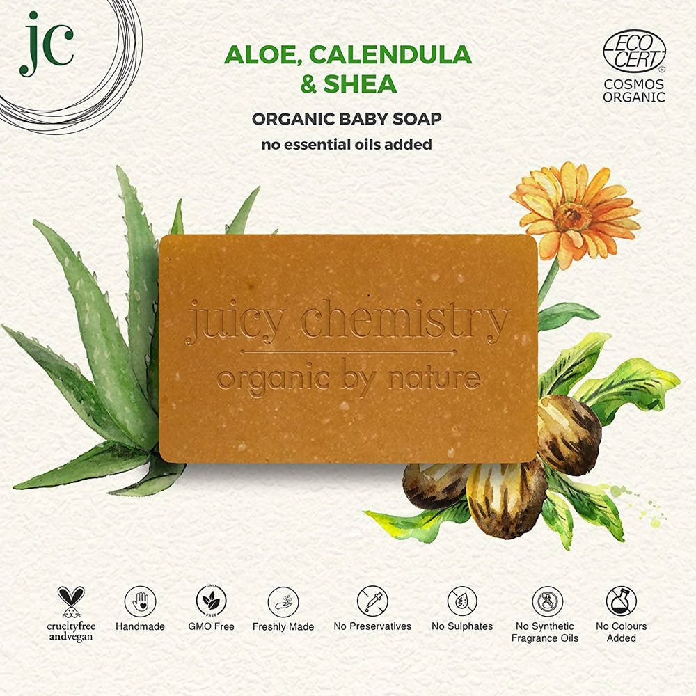 Juicy Chemistry Aloe Calendula & Shea Organic Baby Soap