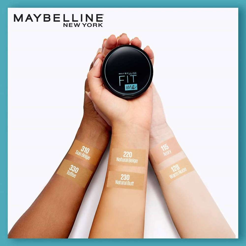 Maybelline New York Fit Me 12Hr Oil Control Compact, 115 Ivory (8 Gm)