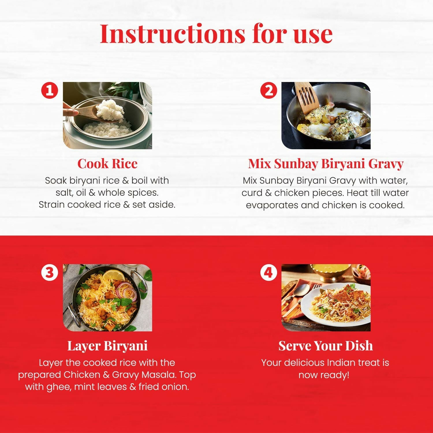 Sunbay Biryani Gravy Instant Gravy Mix - Authentic Recipe - Distacart
