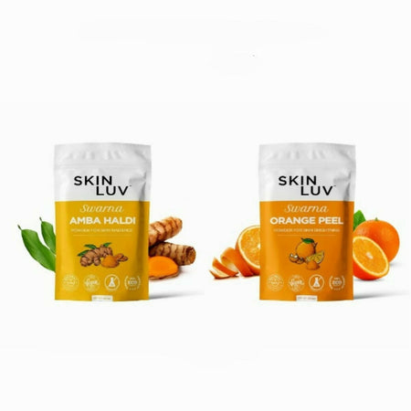 SkinLuv Swarna Amba Haldi Powder And Orange Peel Powder Combo