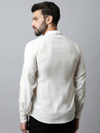 Even Apparels White Color Pure Cotton Men's Kurta With Side Placket (MMS135) - Distacart