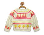 Chutput Kids Solid Pullover Ice Cream Design Sweater