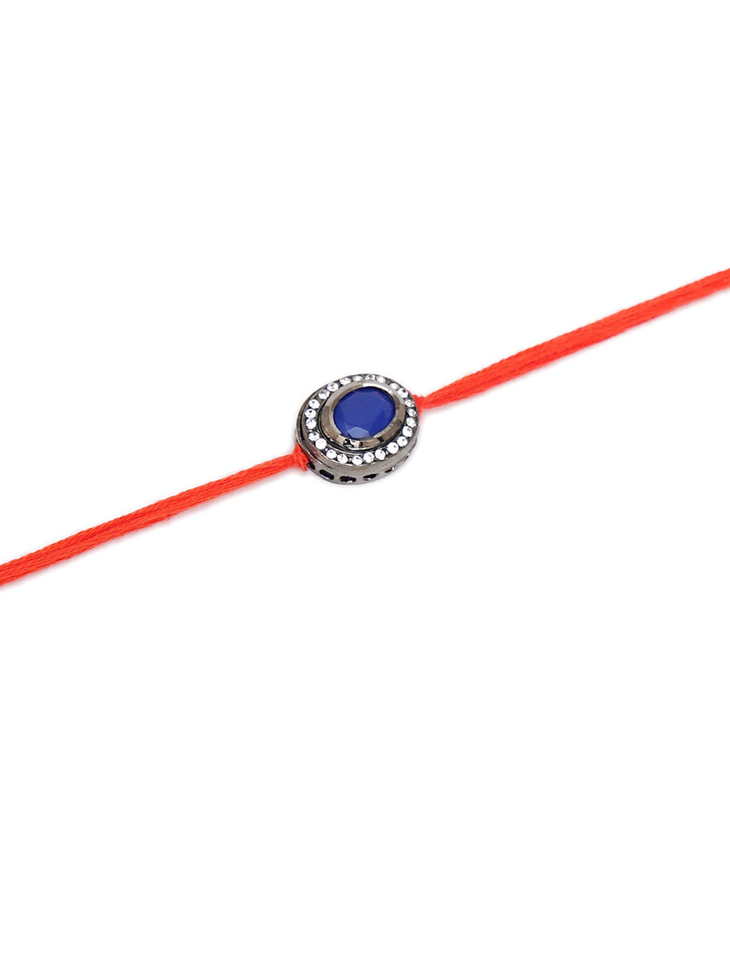 Designer kundan Rakhi - Ruby Raang - Distacart