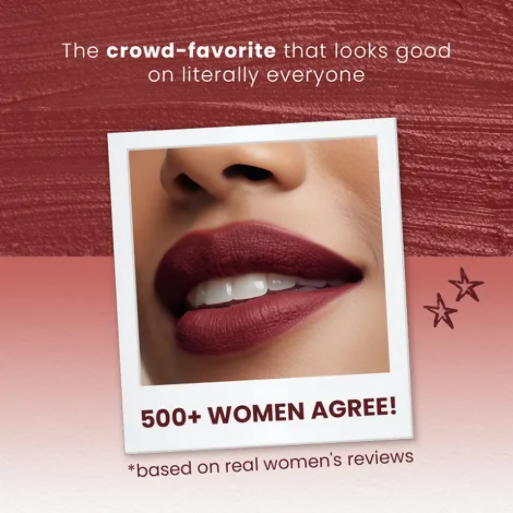 NY Bae Velvet Mousse Liquid Lipstick - Spicy Rust 06 - Distacart