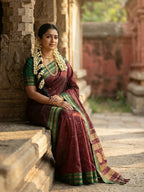 Shree Shyam Fashion Maroon Soft Silk Saree - Distacart