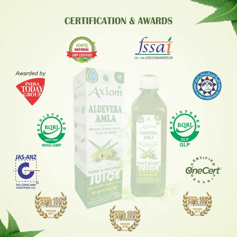 Axiom Aloevera Amla Juice - Distacart