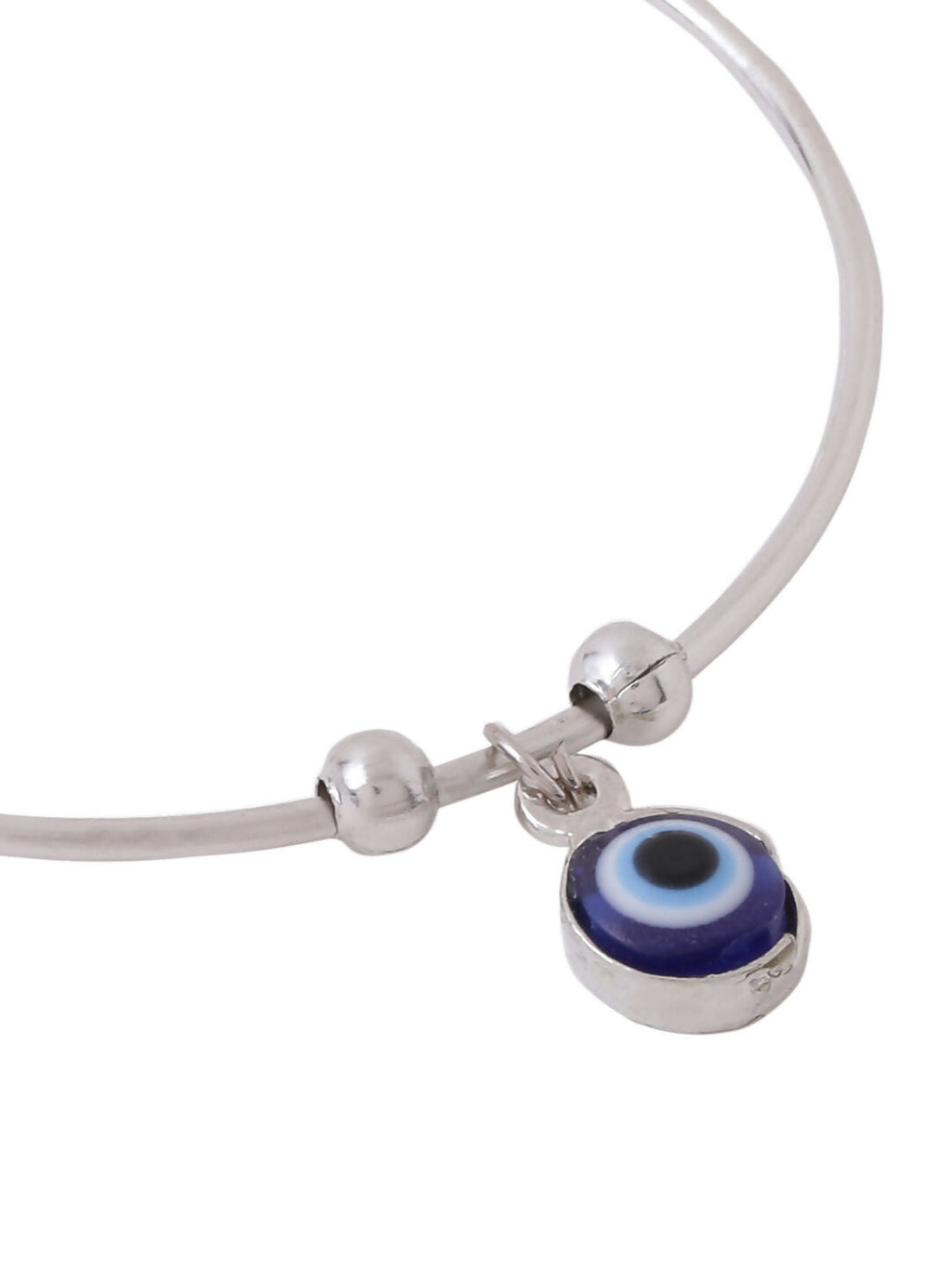 NVR Women Silver-Plated Evil Eye Rakhi With Roli Chawal - Distacart