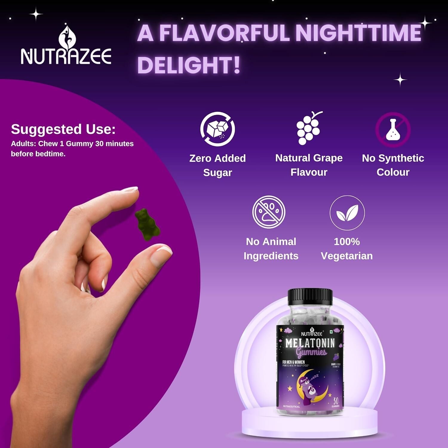 Nutrazee Melatonin Gummies