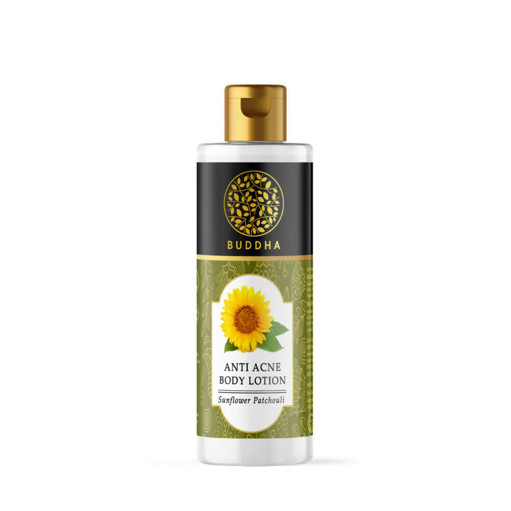 Buddha Natural Anti Acne Body Lotion - For Help Clear Acne & Future Breakouts