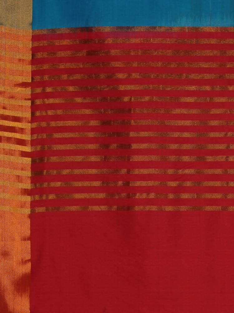 Kalamandir Woven Design Ikkat Print Multi Color Uppada Saree