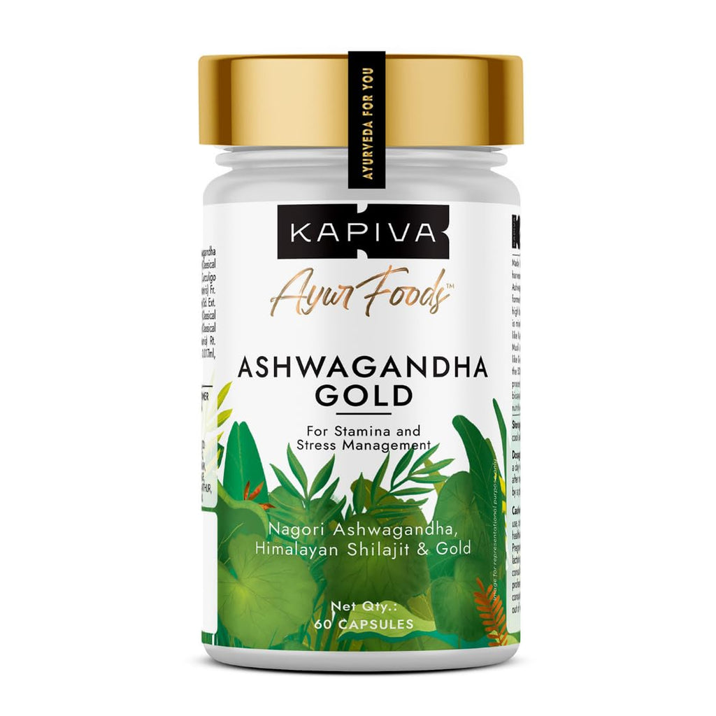 Kapiva Ayurveda Ashwagandha Gold Capsules - Distacart