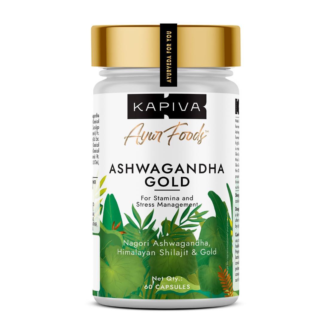 Kapiva Ayurveda Ashwagandha Gold Capsules - Distacart