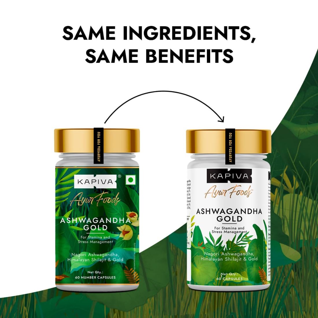 Kapiva Ayurveda Ashwagandha Gold Capsules - Distacart