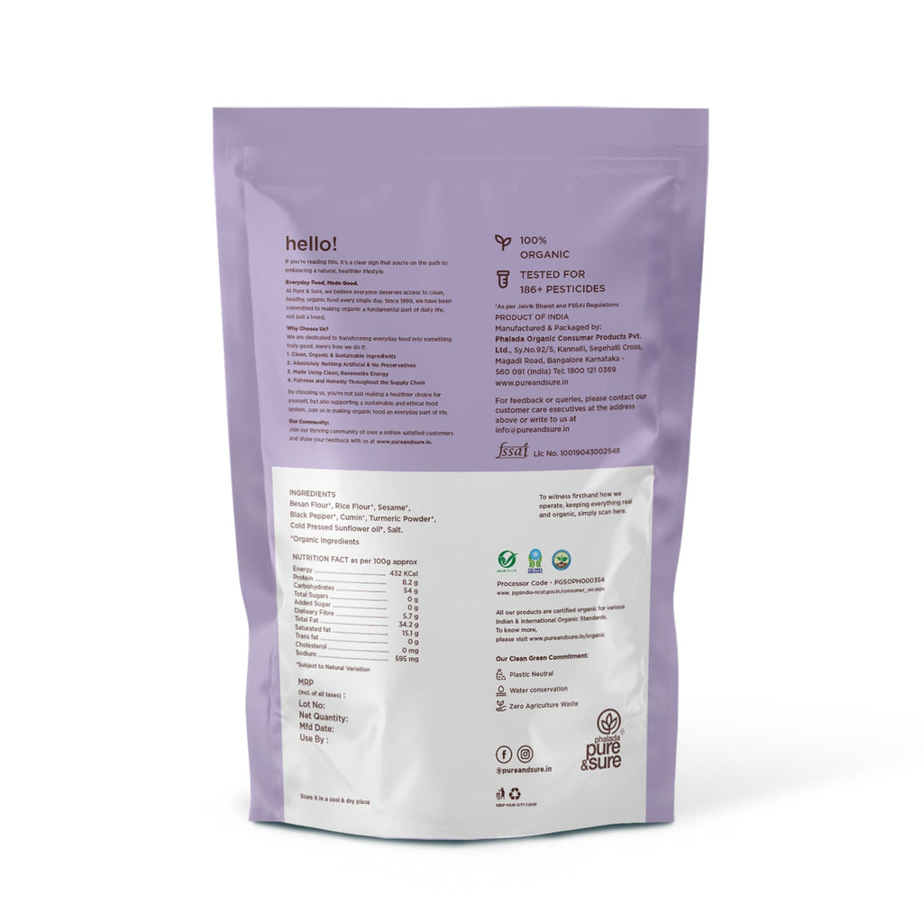 Pure & Sure Organic Kara Sev - Distacart
