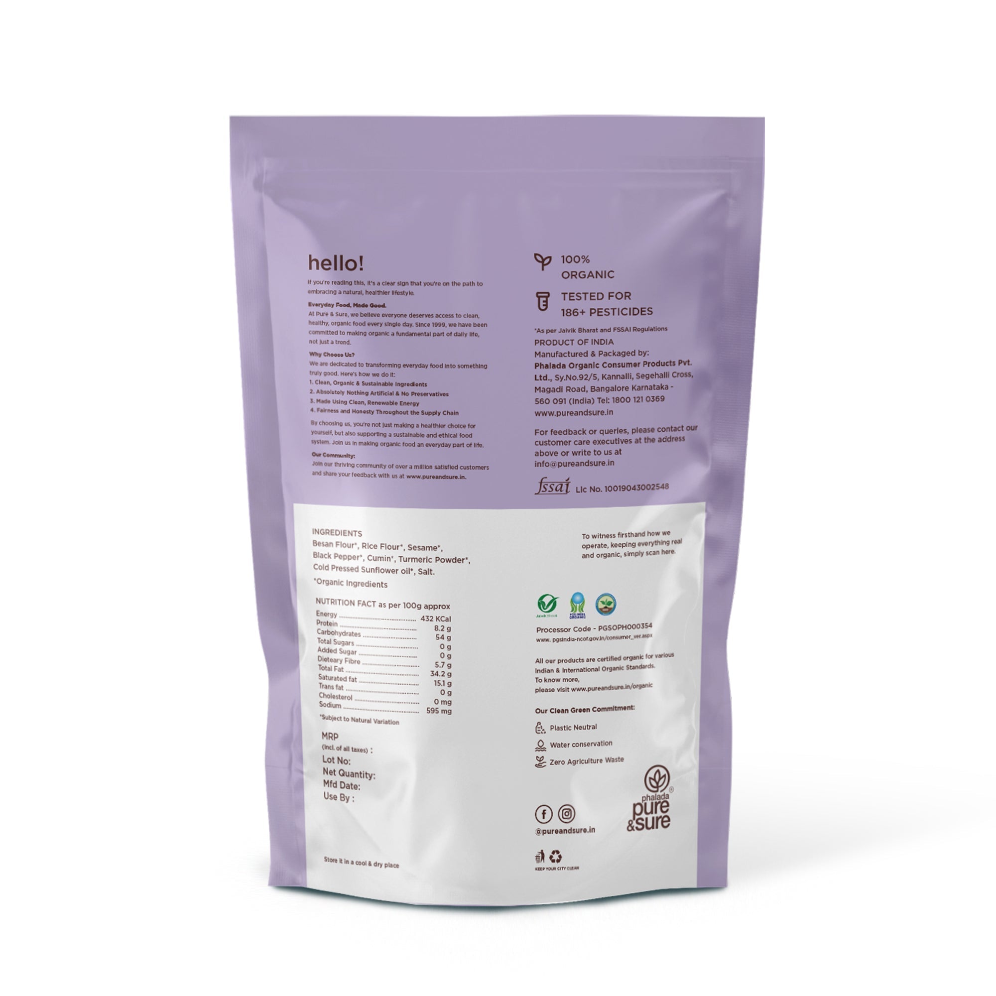 Pure & Sure Organic Kara Sev - Distacart