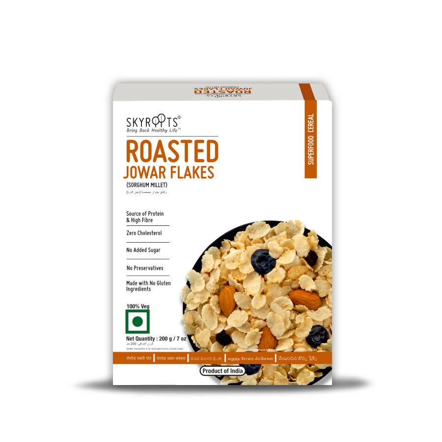 Skyroots Roasted Jowar Flakes - Distacart