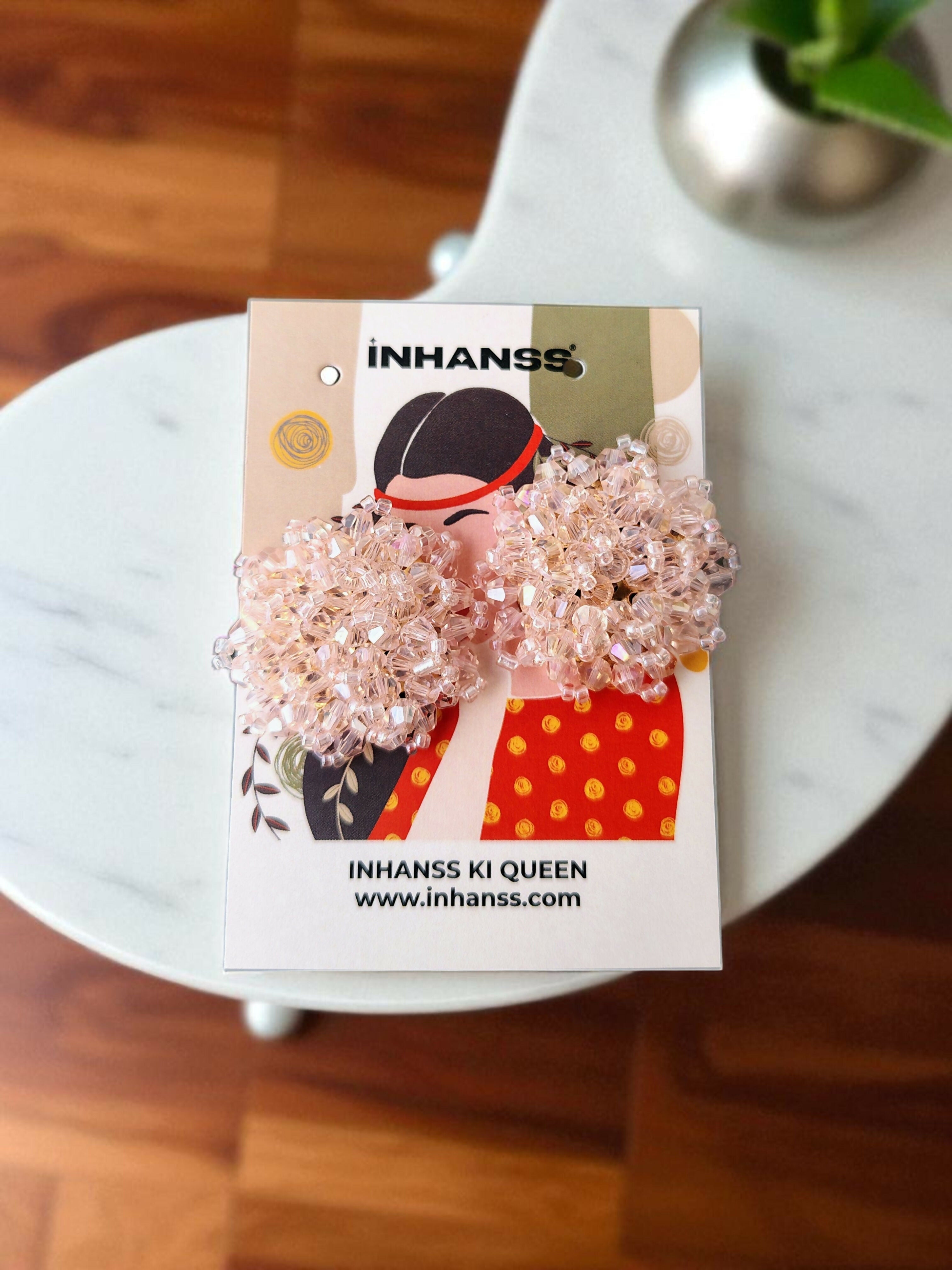 Inhanns Premium Everyday Studs - Baby Pink 2 - Distacart