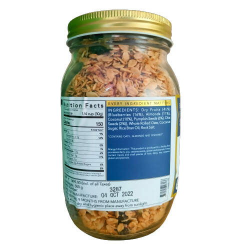 Thenibblebox Blueberry Blaze Granola - Distacart