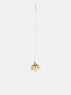 Ruby Raang Gold Kundan Maang Tikka - Distacart
