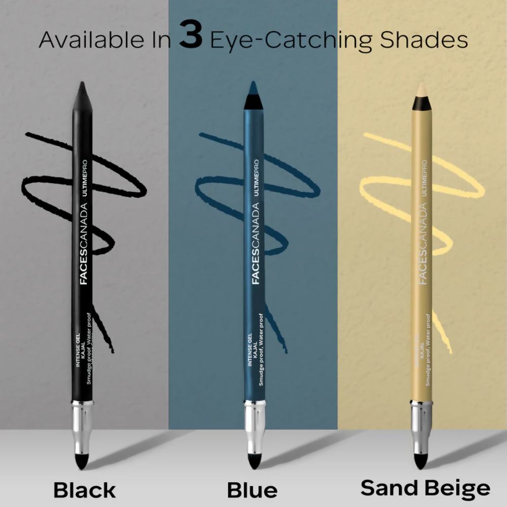 Faces Canada Intense Gel Kajal - Blue