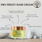 Ivory Natural Dry Frizzy Hair Cream - Detangles Hair, Manages Frizz And Scalp Dryness