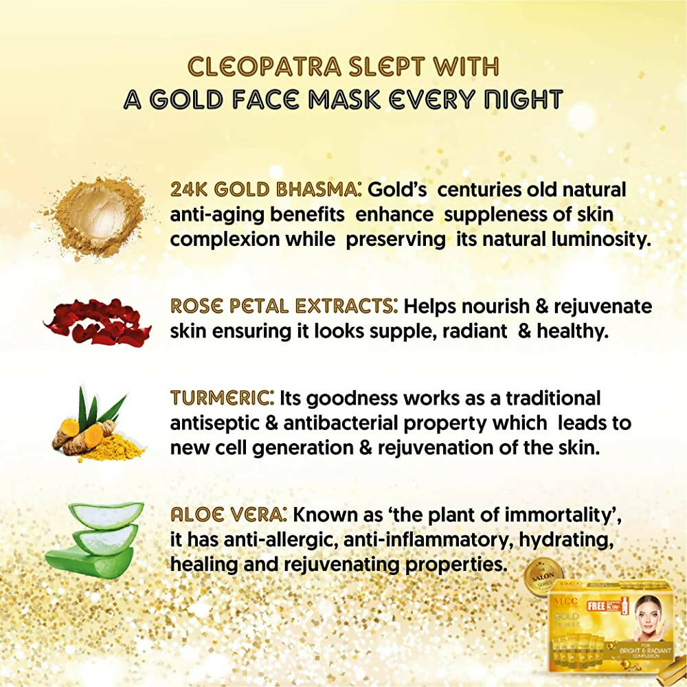 VLCC Gold Facial Kit - Distacart