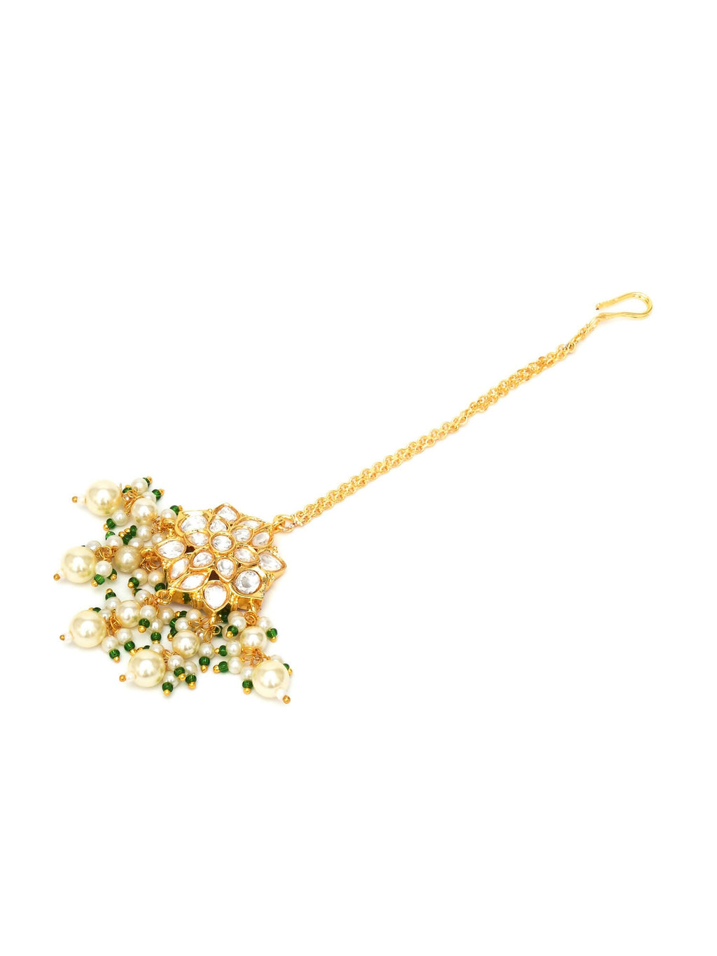 Kundan Maang Tikka (Gold) - Ruby Raang - Distacart