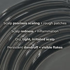 VedicDerm Plasma Bamboo Charcoal Shampoo for Psoriasis & Sensitive Scalp