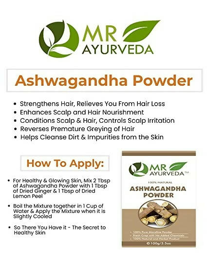 MR Ayurveda Ashwagandha Powder - Distacart