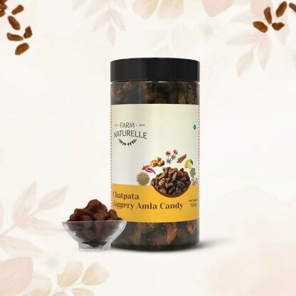 Farm Naturelle Chatpata Jaggery Amla Candy - Tangy
