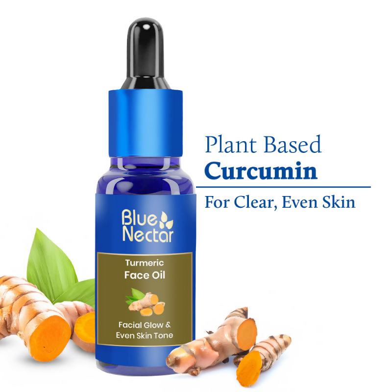 Blue Nectar Turmeric Face Oil For Facial Glow & Tan Removal
