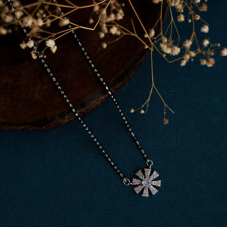 Joban Fashion Women White Ad Mangalsutra