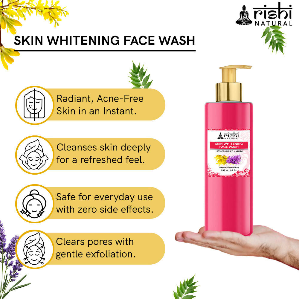 Rishi Natural Skin Whitening Face Wash