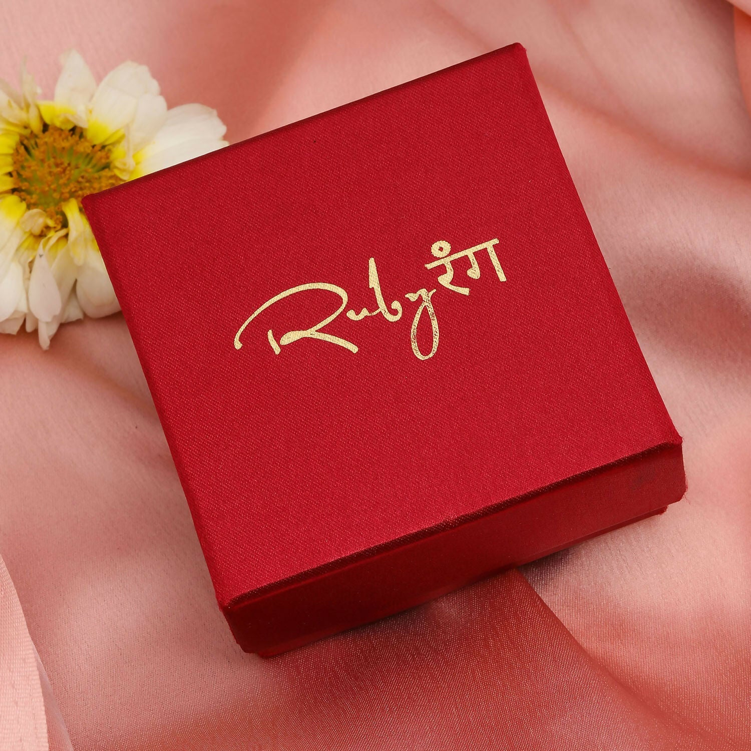 Round Kundan Studs (Gold) - Ruby Raang - Distacart