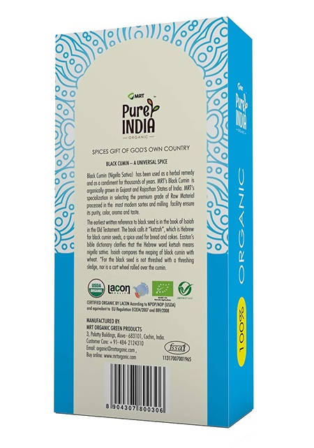 MRT Organic Pure India Black Cumin Seed
