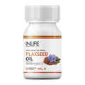 Inlife Flaxseed Oil Capsules With Gelatin