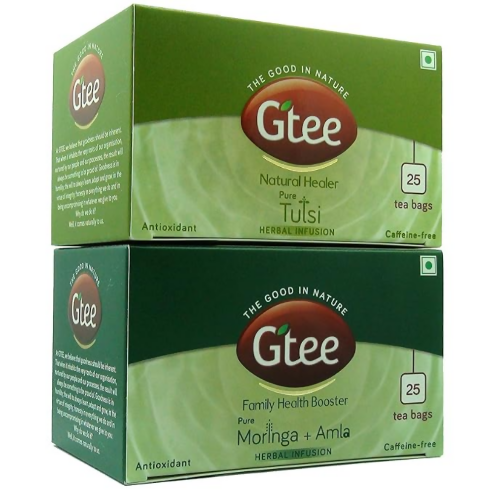 Gtee Moringa Tea Bags & Tulsi Tea Bags - Distacart