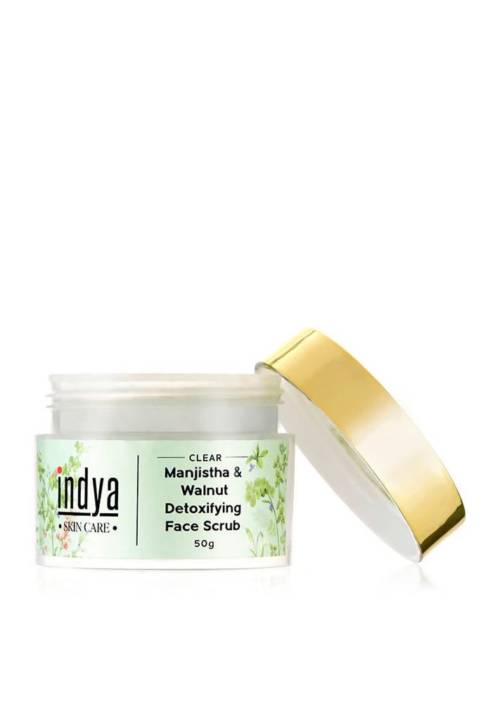 Indya Manjistha & Walnut Detoxifying Face Scrub