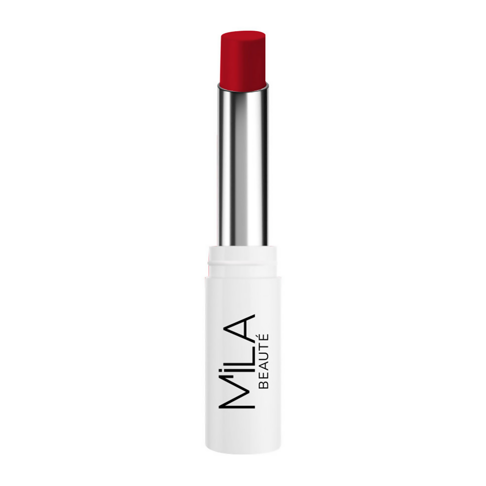 Mila Beaute 24 Hr Non-Transfer Matte Locked-In Lipstick - Cherry Jam