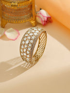 Ruby Raang 22k Gold Polished Kundan Bracelet - Distacart