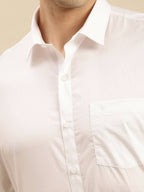 Ramraj Cotton Mens Full Sleeve White Shirt Plus Size - Cool Cotton
