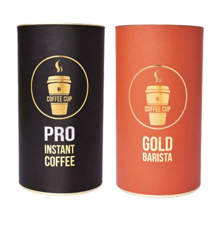Coffee Cup Pro & Gold Barista Instant Coffee Combo
