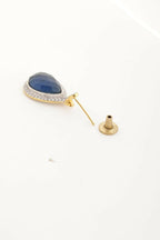 Nuyug 22K Gold Plated Azure Muse Contemporary Drop Earrings - Distacart