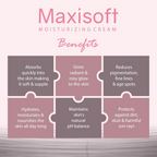 Maxisoft Moisturizing Cream With Almond Oil Aloe Avocado Cocoa Butter